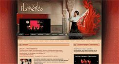 Desktop Screenshot of lakatiflamenco.com